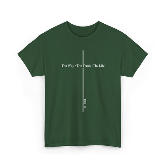 The Way - The Truth - The Life | John 14:6 | Women's Graphic Christian T-shirt
